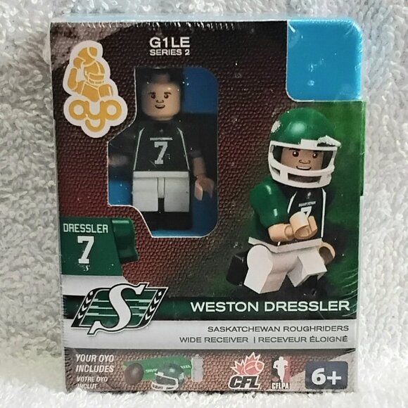 3/$45 Sealed 2013 CFL Weston Dressler G1LE Series 2 by OYO Sports!! - Picture 1 of 4